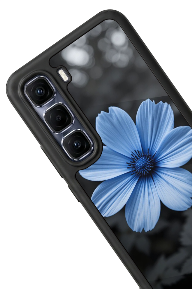 Infinix Hot 60 Pro Plus Uyumlu Cicek Tasarımlı Glossy Premium Kılıf