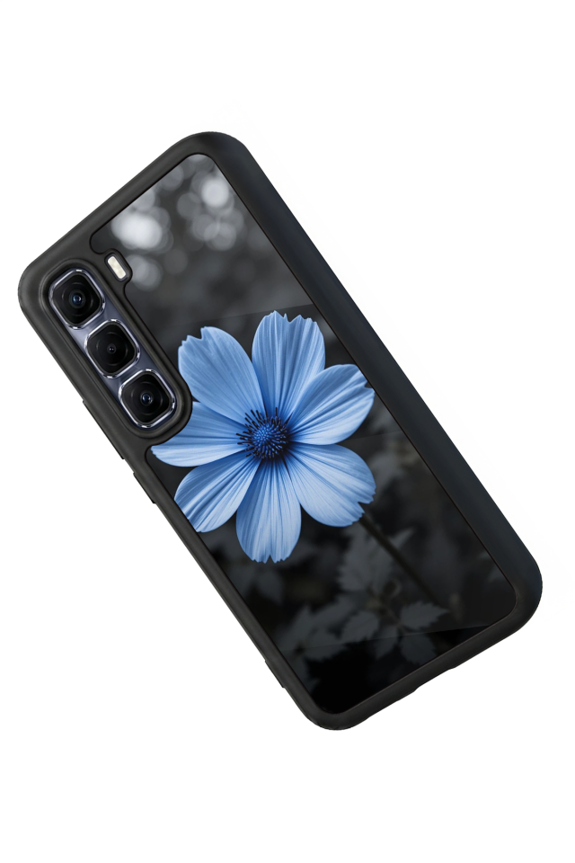 Infinix Hot 60 Pro Plus Uyumlu Cicek Tasarımlı Glossy Premium Kılıf