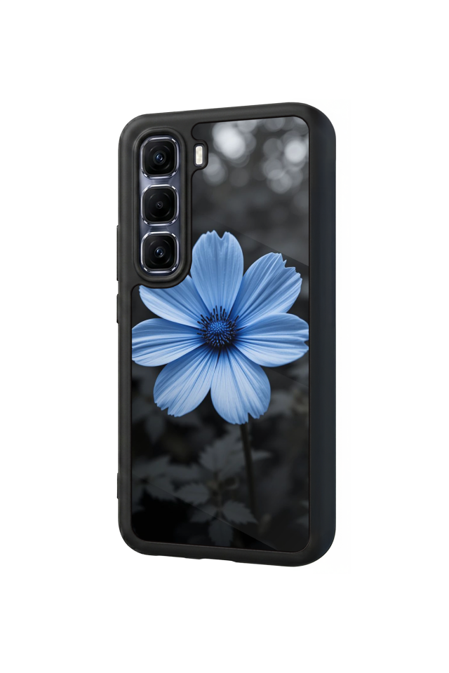 Infinix Hot 60 Pro Plus Uyumlu Cicek Tasarımlı Glossy Premium Kılıf