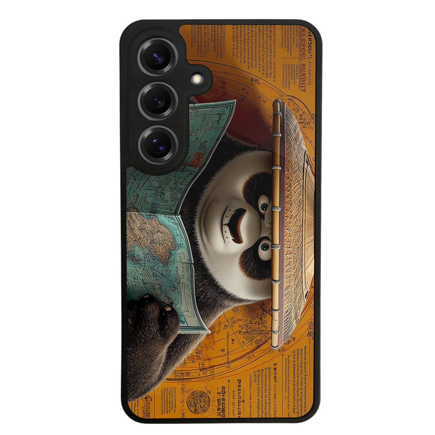Samsung Galaxy S25 Uyumlu Kung Fu Panda Tasarımlı Glossy Premium Kılıf
