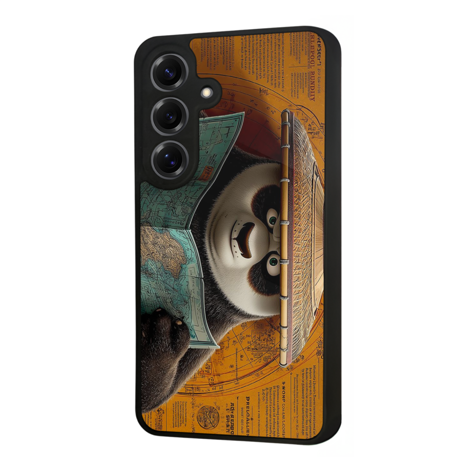 Samsung Galaxy S25 Uyumlu Kung Fu Panda Tasarımlı Glossy Premium Kılıf