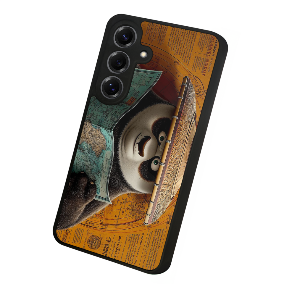 Samsung Galaxy S25 Uyumlu Kung Fu Panda Tasarımlı Glossy Premium Kılıf