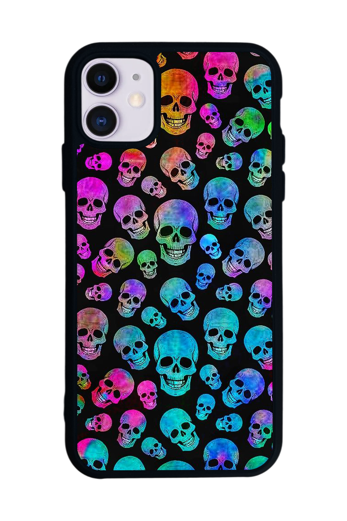 iPhone 11 Uyumlu KuruKafa Tasarımlı Glossy Premium Kılıf