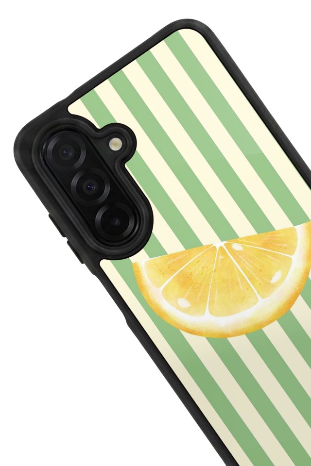 Samsung Galaxy A36 Uyumlu Limon Tasarımlı Glossy Premium Kılıf