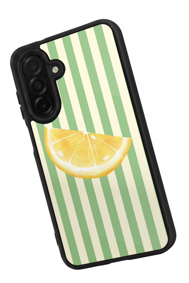 Samsung Galaxy A36 Uyumlu Limon Tasarımlı Glossy Premium Kılıf