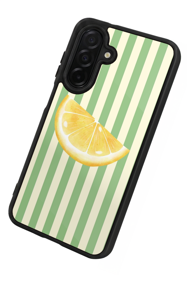 Samsung Galaxy A36 Uyumlu Limon Tasarımlı Glossy Premium Kılıf