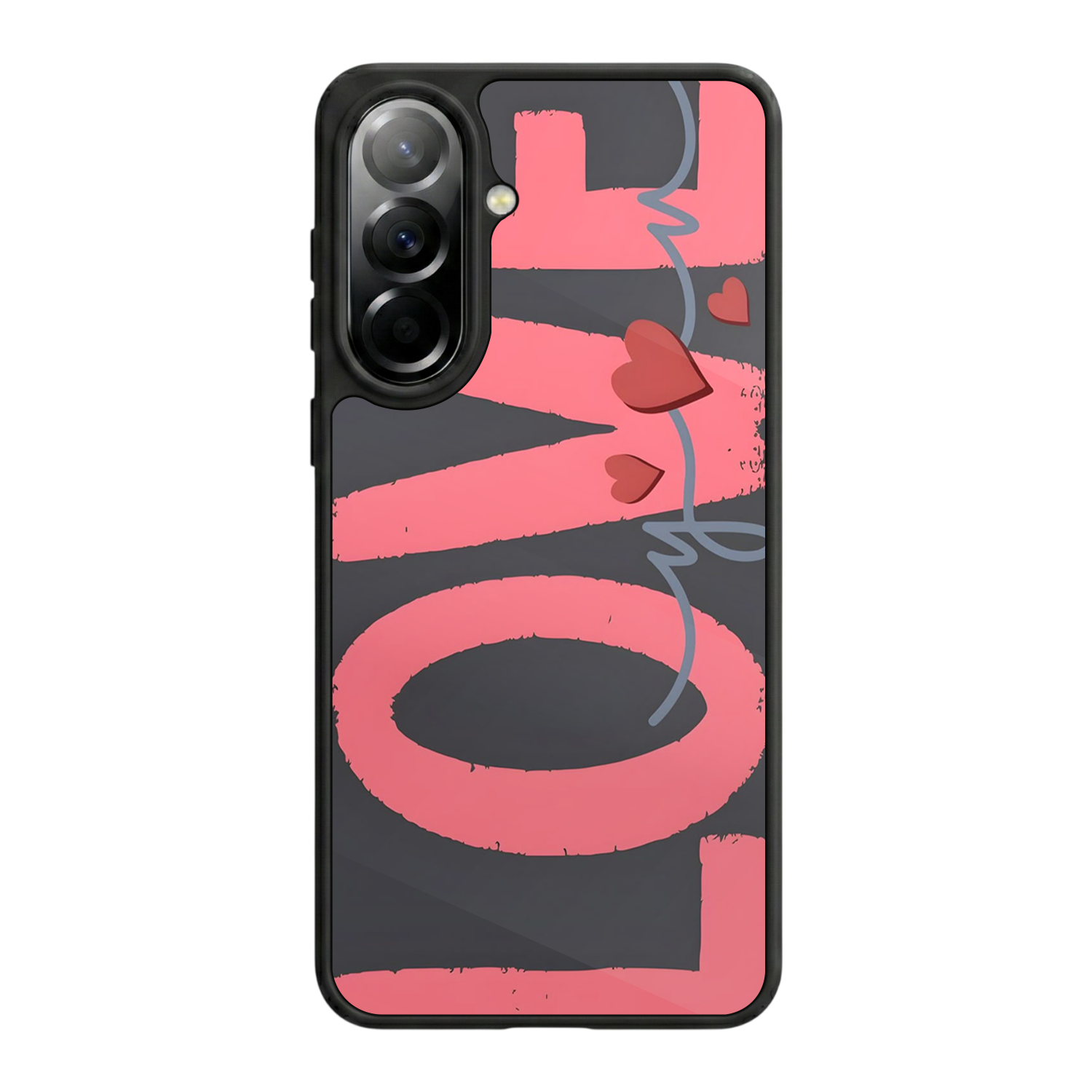 Samsung Galaxy A37 Uyumlu Love Tasarımlı Glossy Premium Kılıf