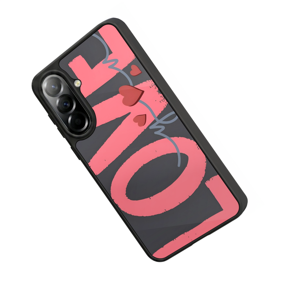 Samsung Galaxy A37 Uyumlu Love Tasarımlı Glossy Premium Kılıf