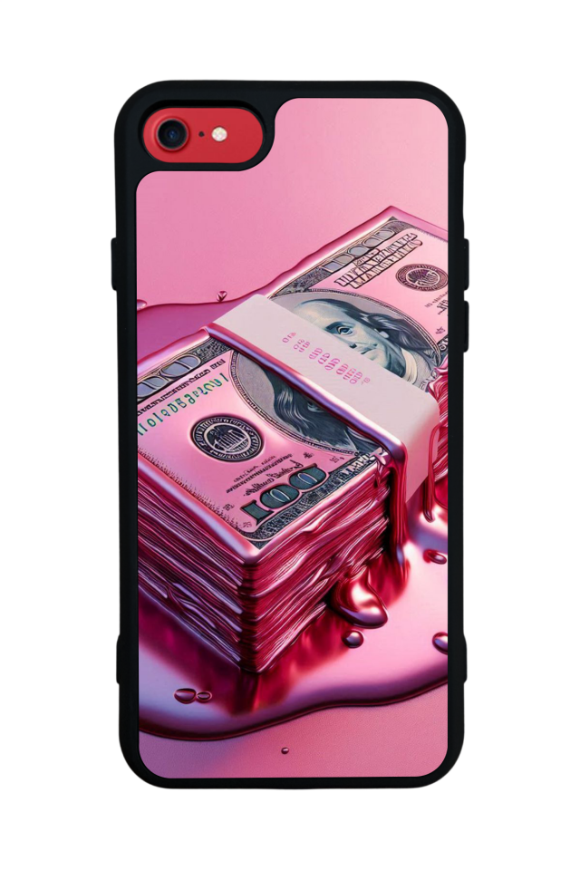 iPhone SE Uyumlu Money Para Tasarımlı Glossy Premium Kılıf