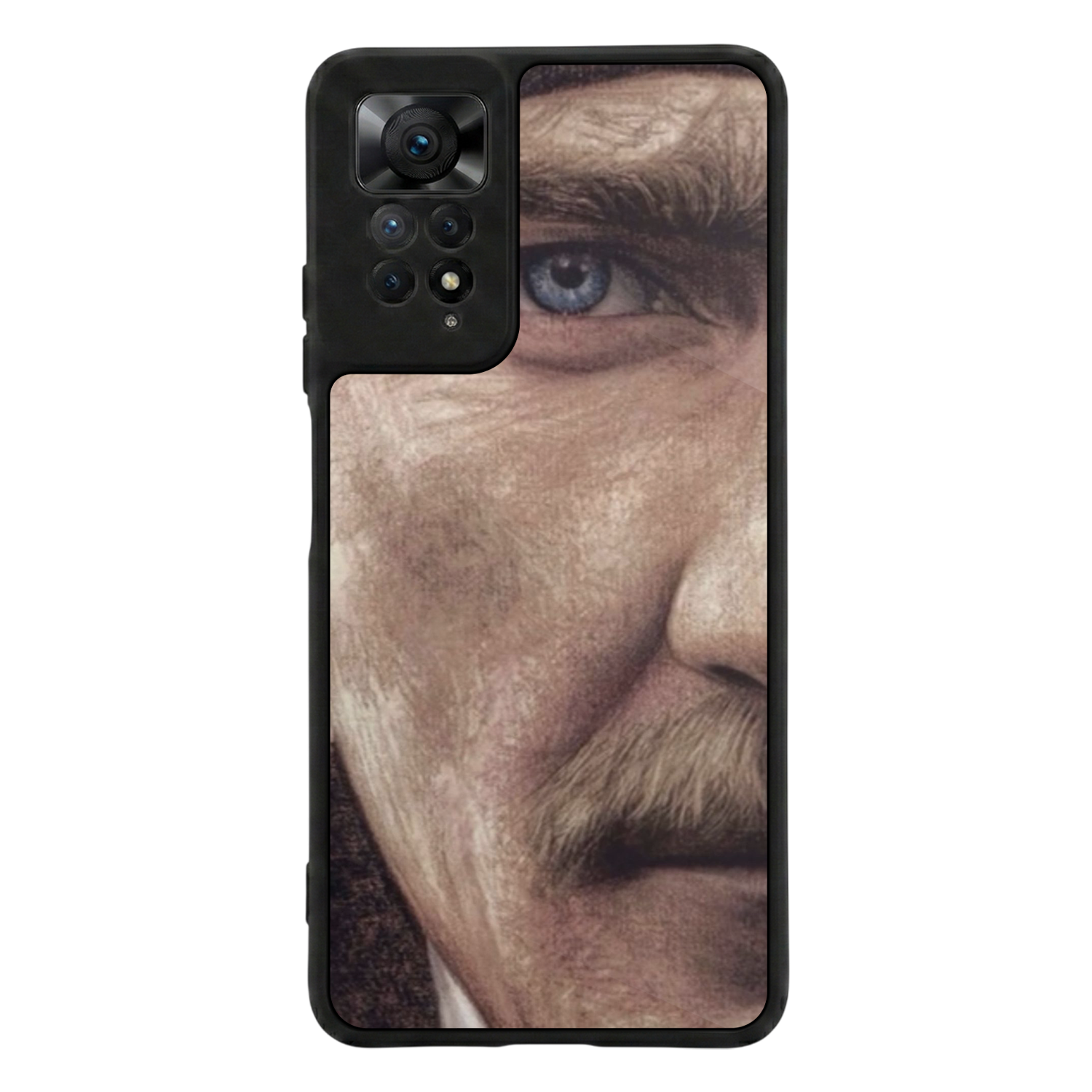 Xiaomi Redmi Note 11 Pro Uyumlu Mustafa Kemal Ataturk Tasarımlı Glossy Premium Kılıf