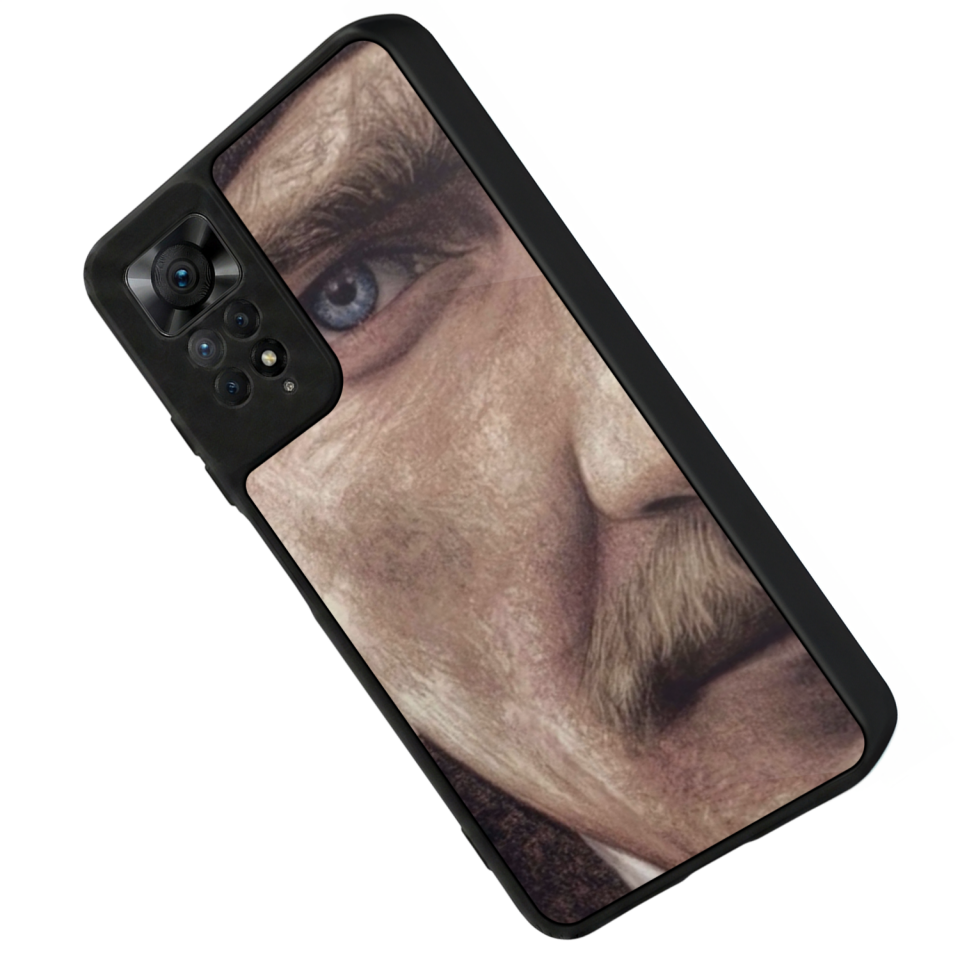 Xiaomi Redmi Note 11 Pro Uyumlu Mustafa Kemal Ataturk Tasarımlı Glossy Premium Kılıf