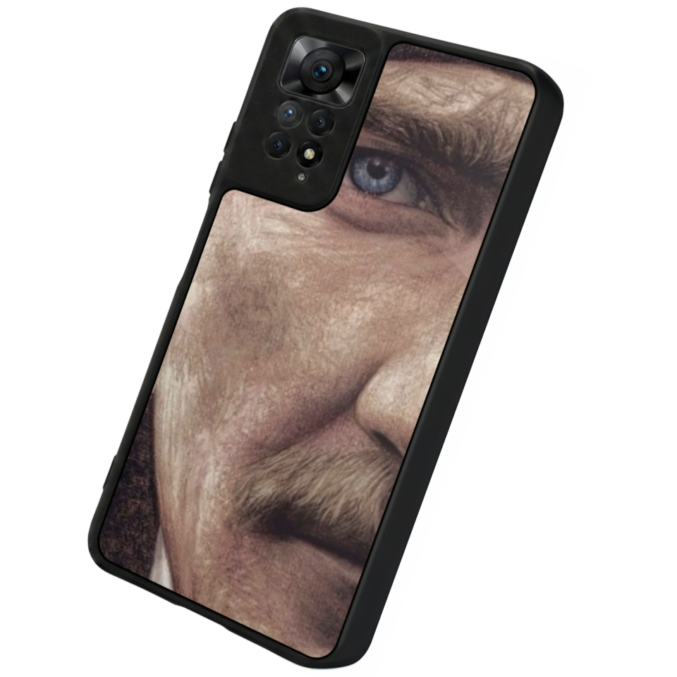Xiaomi Redmi Note 11 Pro Uyumlu Mustafa Kemal Ataturk Tasarımlı Glossy Premium Kılıf