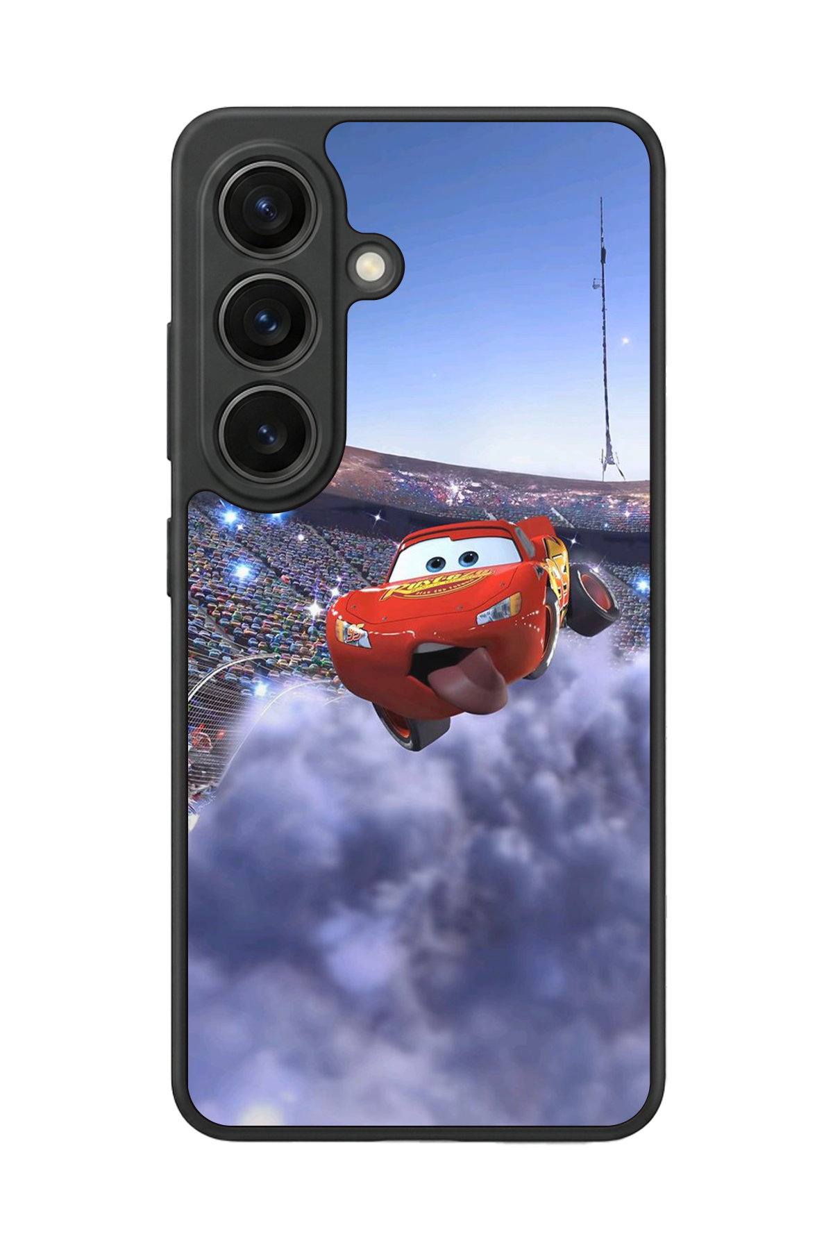 Samsung Galaxy S26 Uyumlu Şimsek McQueen Tasarımlı Glossy Premium Kılıf