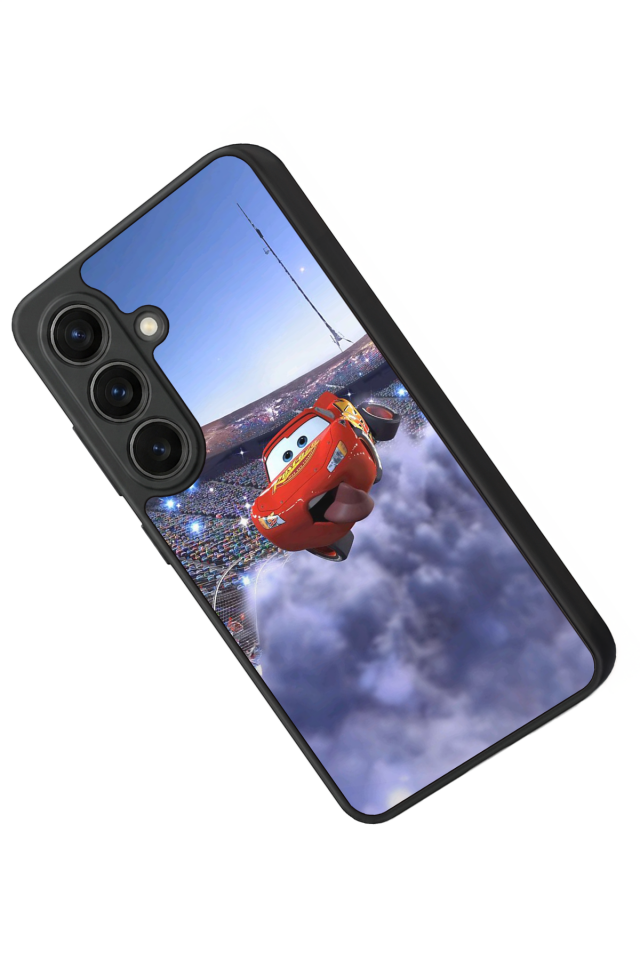 Samsung Galaxy S26 Uyumlu Şimsek McQueen Tasarımlı Glossy Premium Kılıf