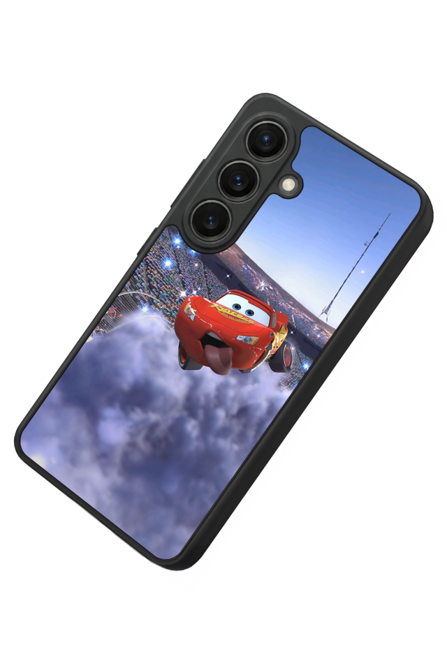 Samsung Galaxy S26 Uyumlu Şimsek McQueen Tasarımlı Glossy Premium Kılıf