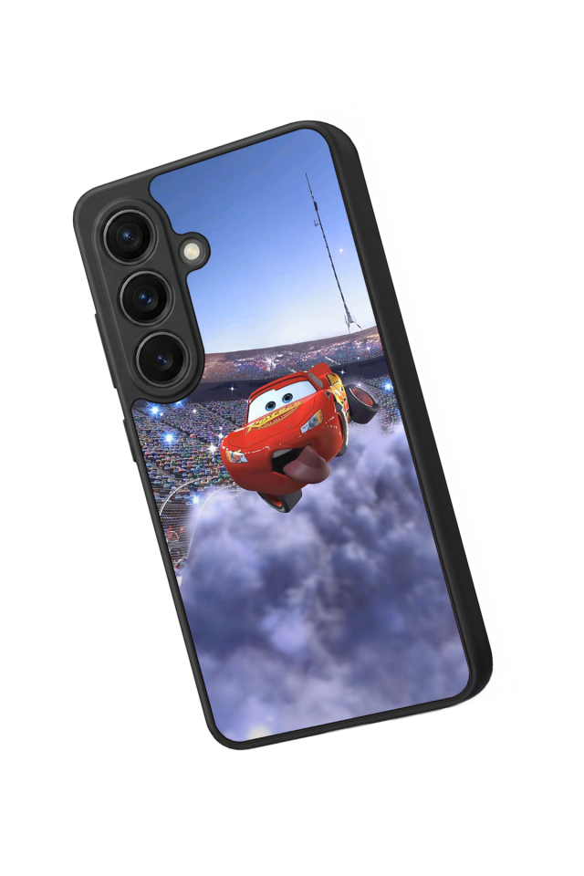 Samsung Galaxy S26 Uyumlu Şimsek McQueen Tasarımlı Glossy Premium Kılıf