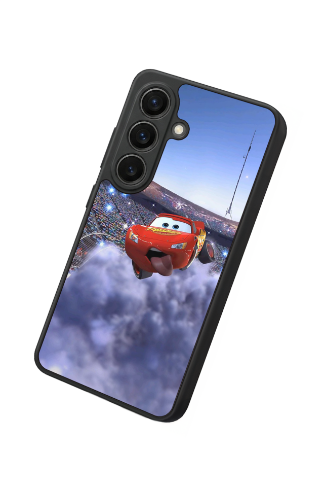 Samsung Galaxy S26 Uyumlu Şimsek McQueen Tasarımlı Glossy Premium Kılıf