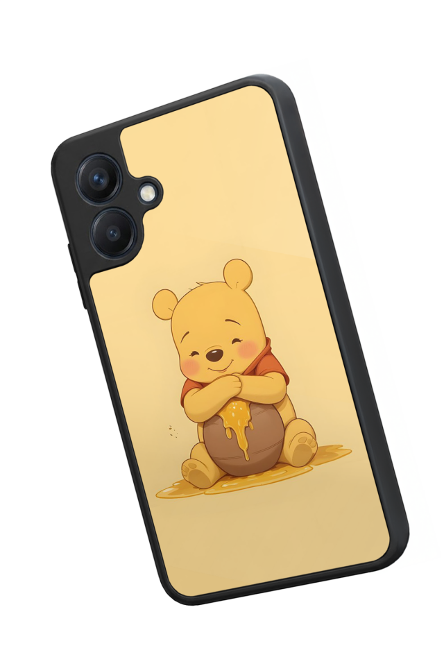 Samsung Galaxy A07 Uyumlu Winnie Tasarımlı Glossy Premium Kılıf