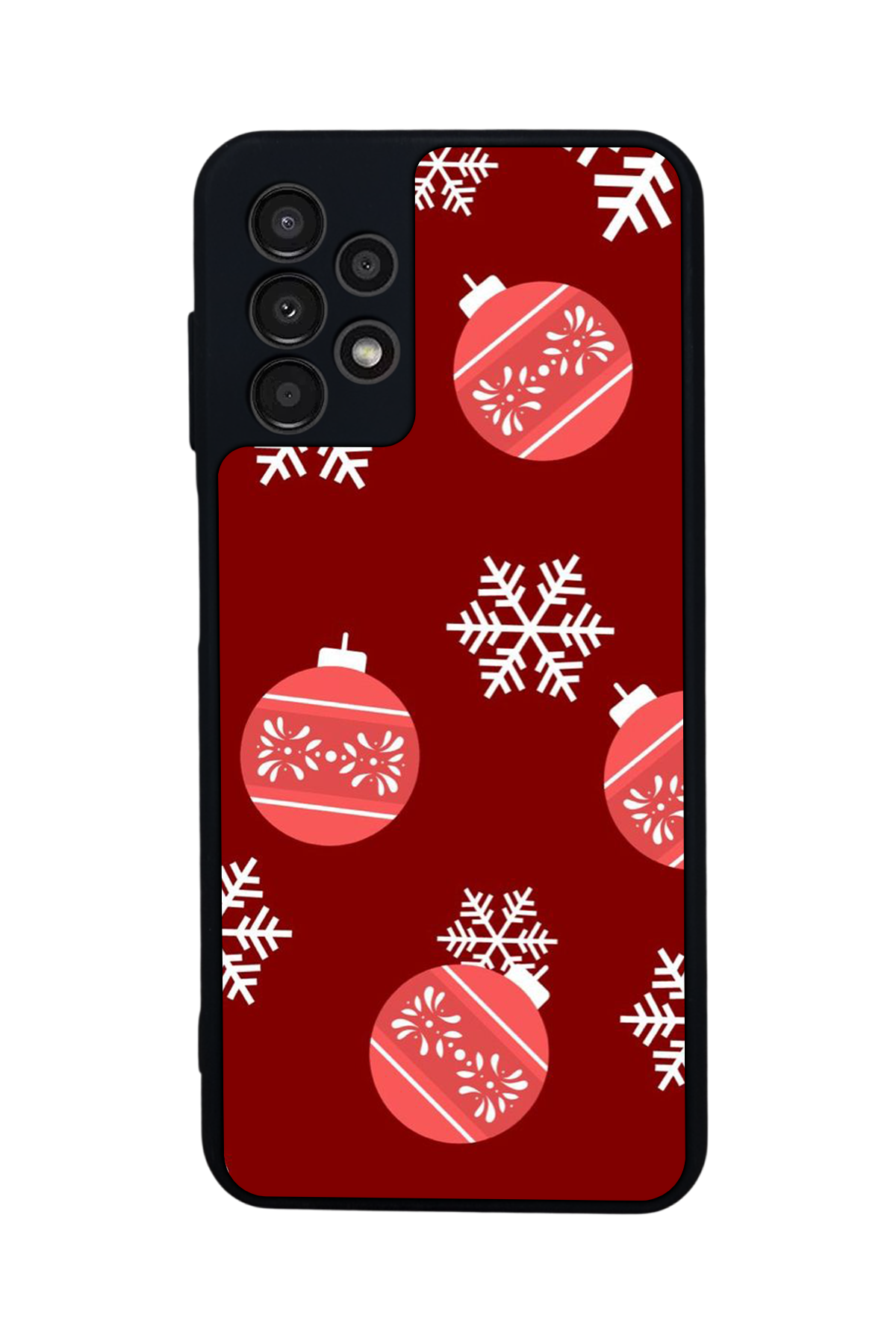 Samsung Galaxy A23 Uyumlu Yilbasi Christmas Tasarımlı Glossy Premium Kılıf