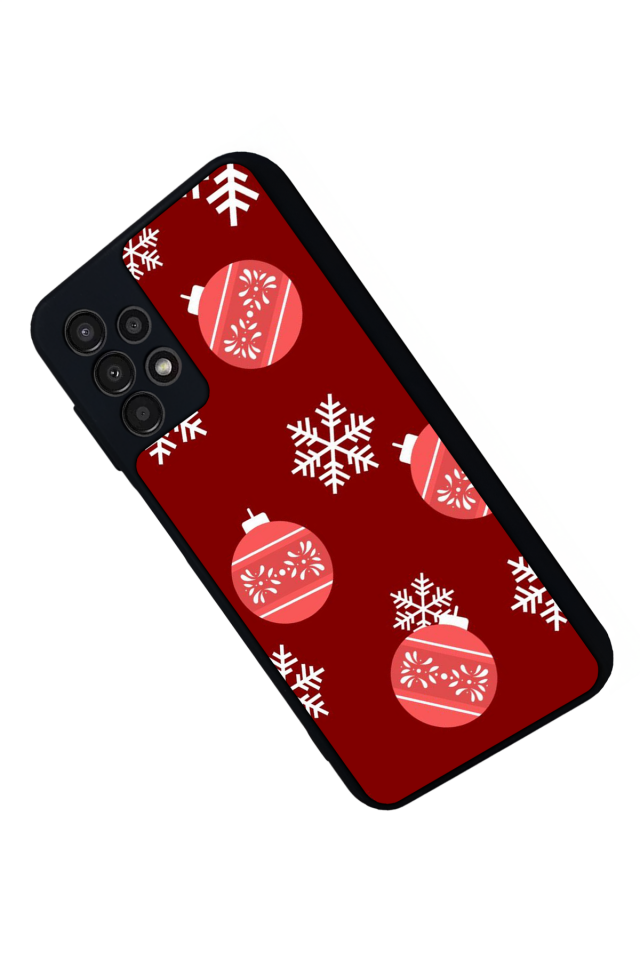Samsung Galaxy A23 Uyumlu Yilbasi Christmas Tasarımlı Glossy Premium Kılıf