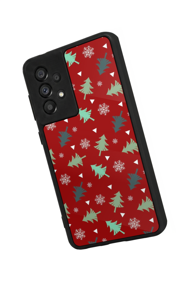 Samsung Galaxy A73 Uyumlu Yilbasi Christmas Tasarımlı Glossy Premium Kılıf