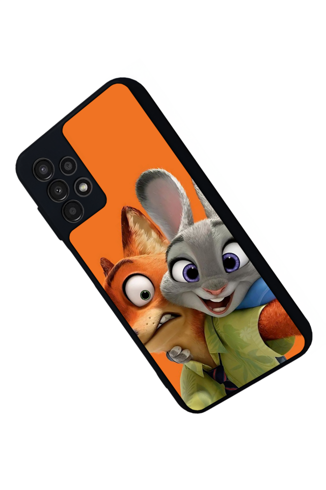 Samsung Galaxy A13 Uyumlu Zootropolis Tasarımlı Glossy Premium Kılıf