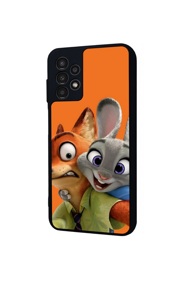 Samsung Galaxy A13 Uyumlu Zootropolis Tasarımlı Glossy Premium Kılıf