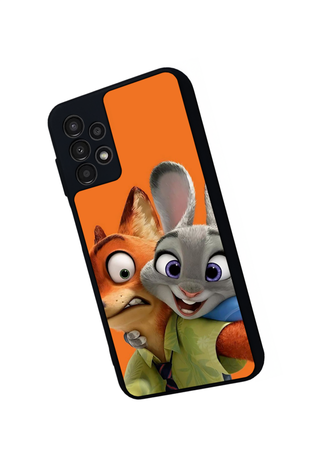 Samsung Galaxy A13 Uyumlu Zootropolis Tasarımlı Glossy Premium Kılıf