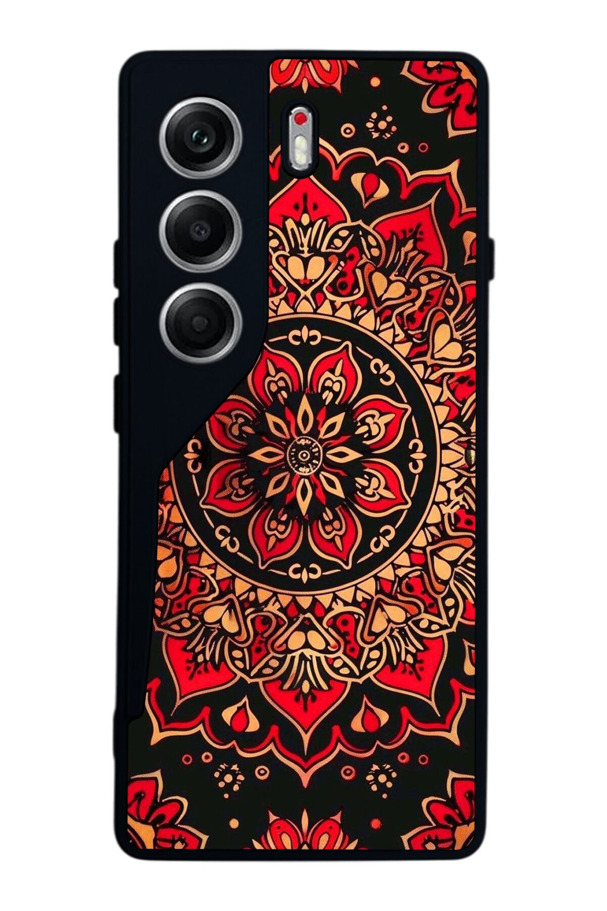 Tecno Camon 40 Uyumlu Mandala Tasarımlı Glossy Premium Kılıf