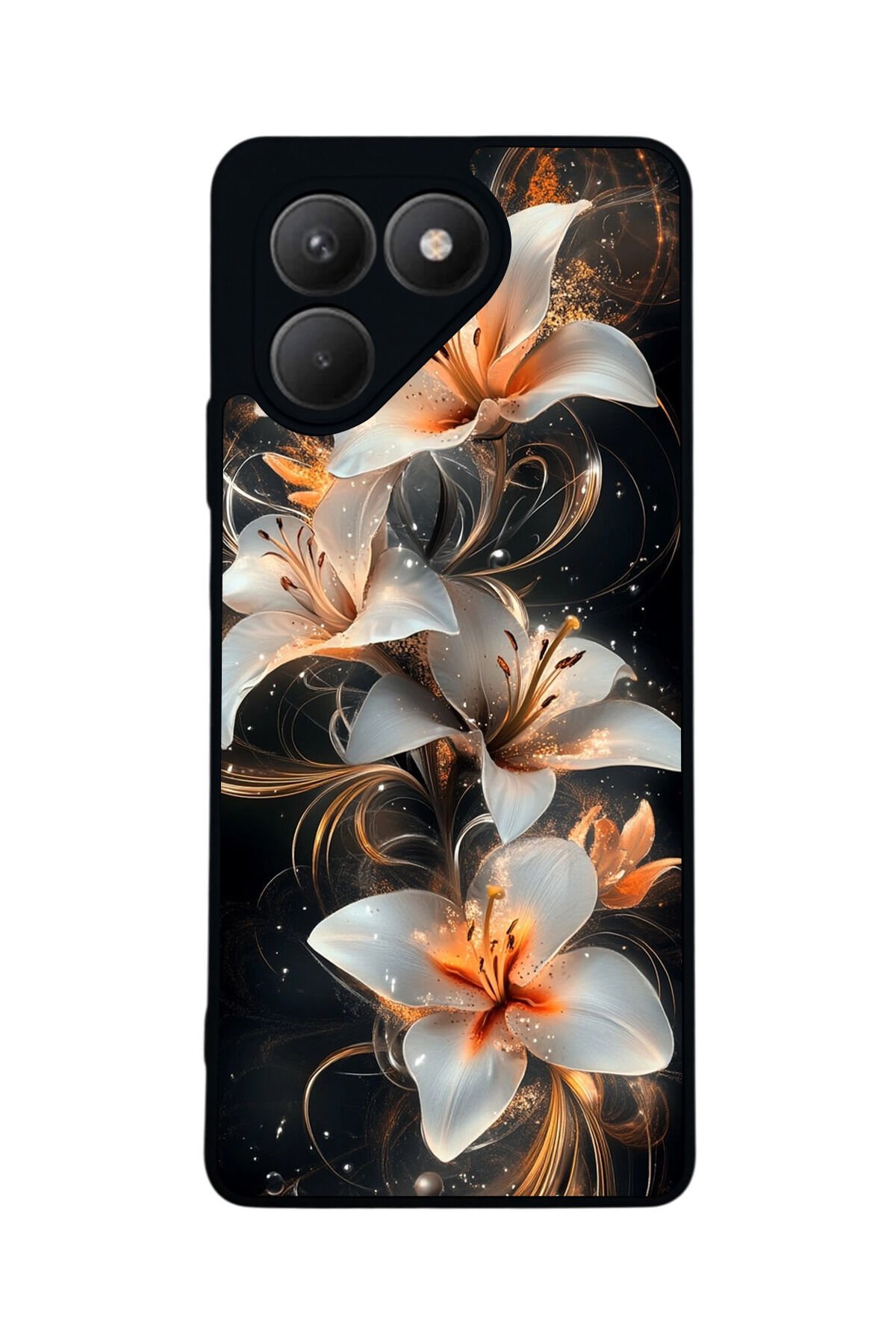 Tecno Pova 7 Mat Uyumlu Siyah Kılıf – Yumuşak Silikon, Koruyucu, Şok Emici Kapak