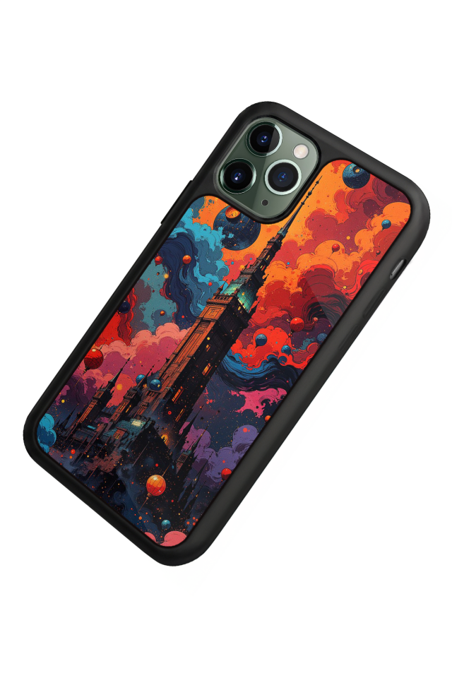 iPhone 11 Pro Uyumlu Abstract Tasarımlı Glossy Premium Kılıf