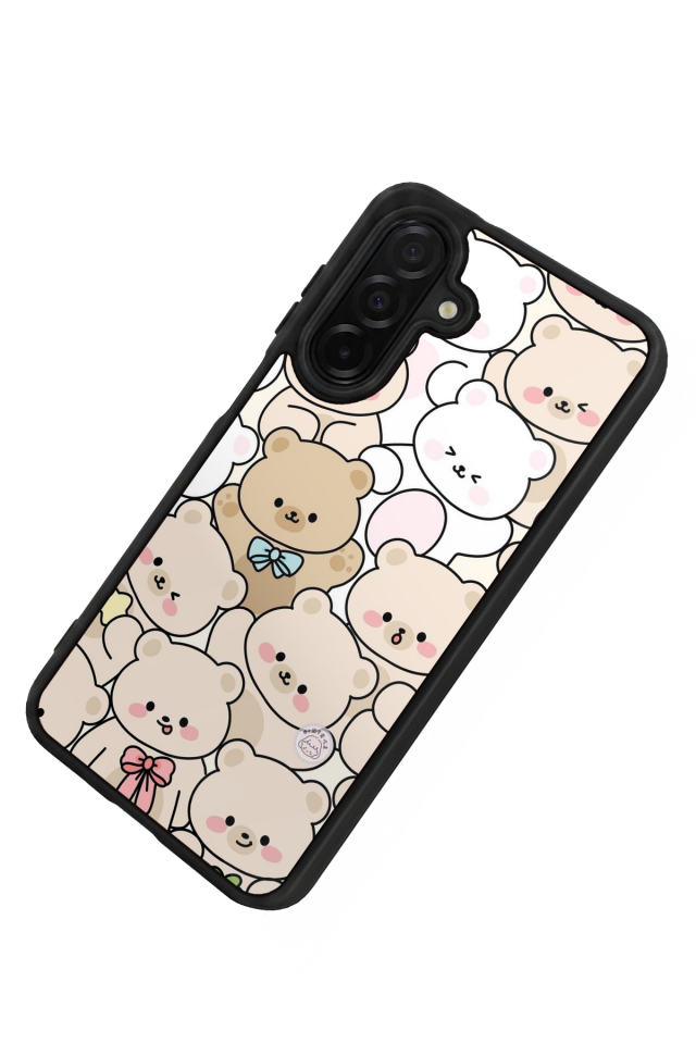 Samsung Galaxy A26 Uyumlu Ayı Tasarımlı Glossy Premium Kılıf