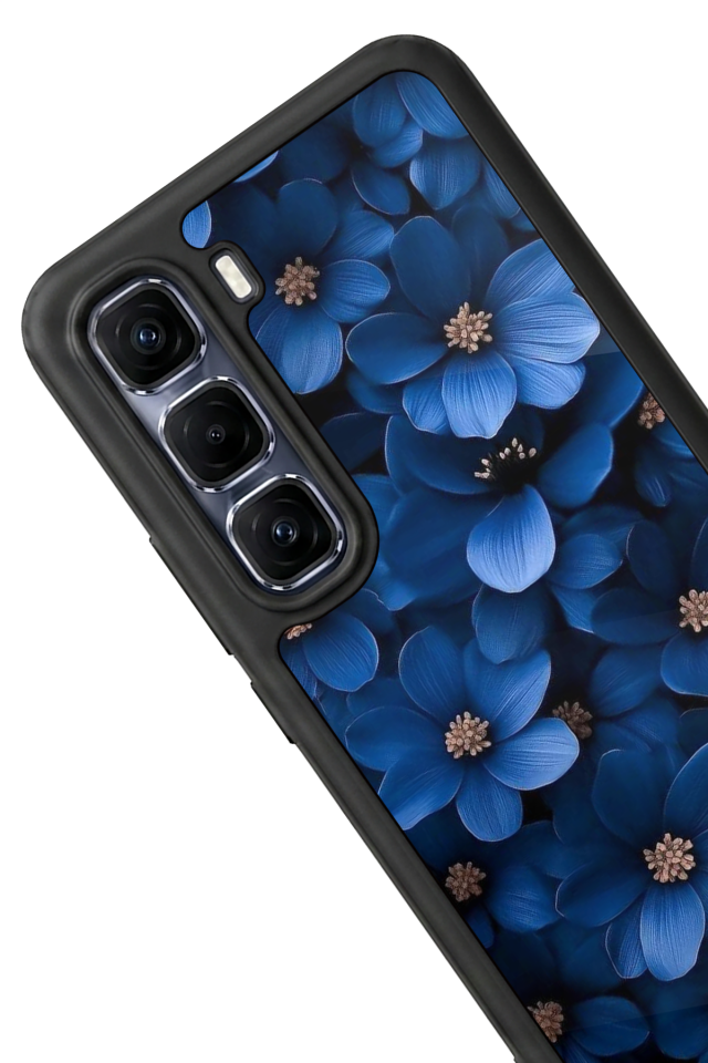 Infinix Hot 60 Pro Plus Uyumlu Cicek Tasarımlı Glossy Premium Kılıf