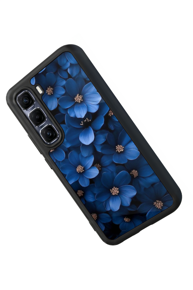 Infinix Hot 60 Pro Plus Uyumlu Cicek Tasarımlı Glossy Premium Kılıf