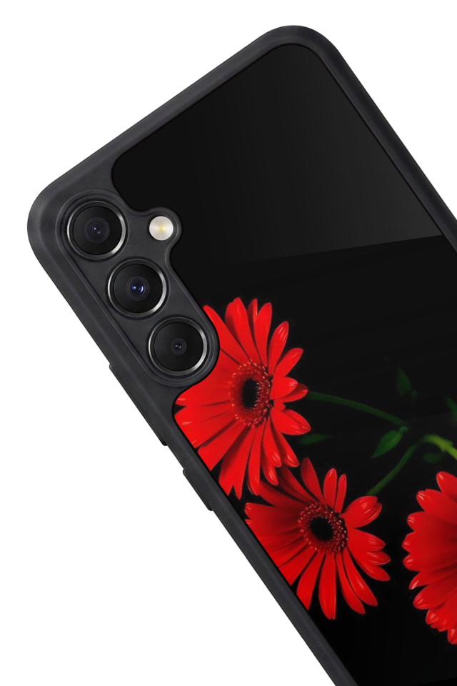 Samsung Galaxy A34 Uyumlu Cicek Tasarımlı Glossy Premium Kılıf