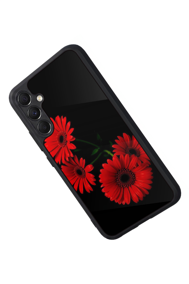 Samsung Galaxy A34 Uyumlu Cicek Tasarımlı Glossy Premium Kılıf