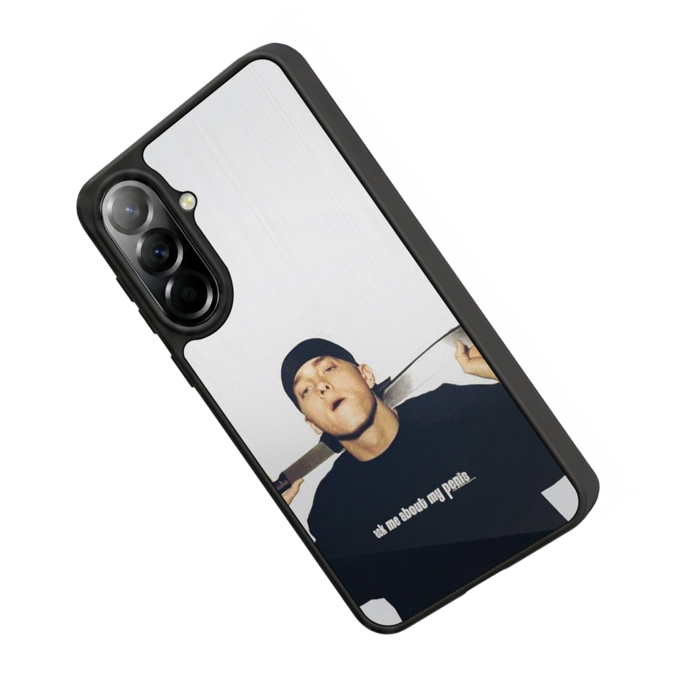 Samsung Galaxy A57 Uyumlu Eminem Tasarımlı Glossy Premium Kılıf