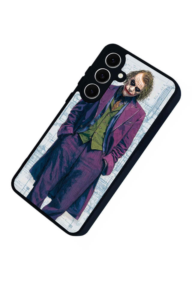 Samsung Galaxy S24 FE Uyumlu Joker Tasarımlı Glossy Premium Kılıf