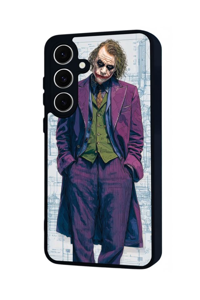 Samsung Galaxy S24 FE Uyumlu Joker Tasarımlı Glossy Premium Kılıf