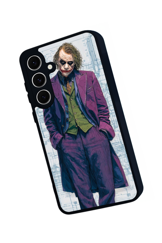 Samsung Galaxy S24 FE Uyumlu Joker Tasarımlı Glossy Premium Kılıf
