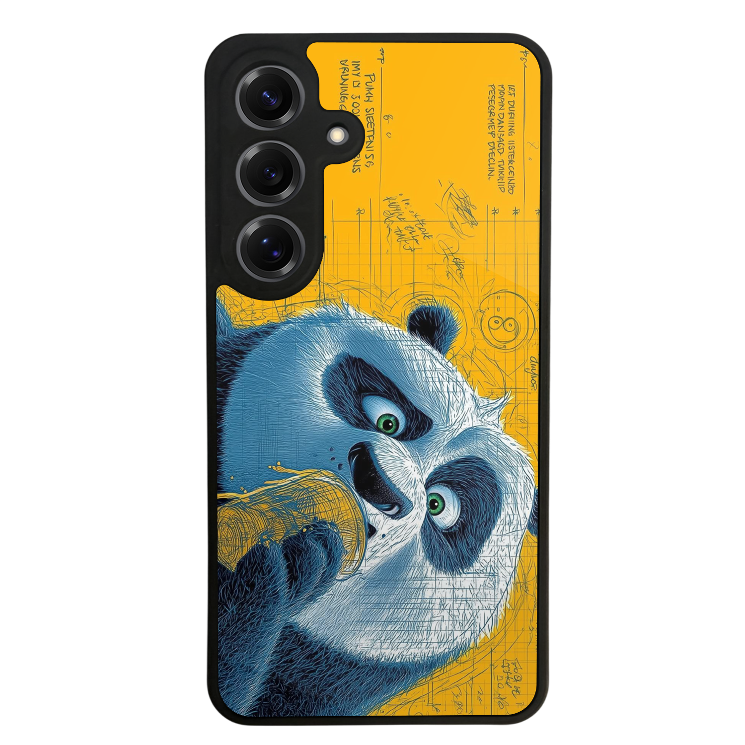 Samsung Galaxy S25 Uyumlu Kung Fu Panda Tasarımlı Glossy Premium Kılıf