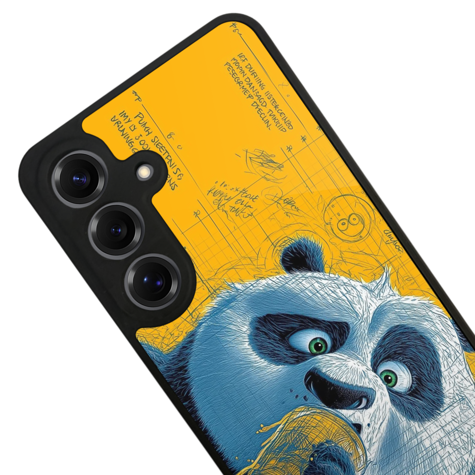 Samsung Galaxy S25 Uyumlu Kung Fu Panda Tasarımlı Glossy Premium Kılıf