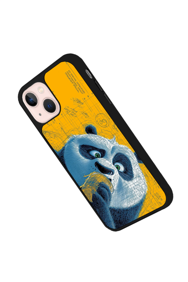 iPhone 13/14 Uyumlu Kung Fu Panda Tasarımlı Glossy Premium Kılıf