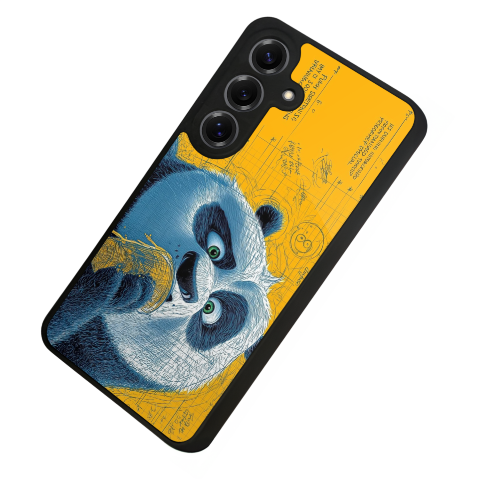 Samsung Galaxy S25 Uyumlu Kung Fu Panda Tasarımlı Glossy Premium Kılıf