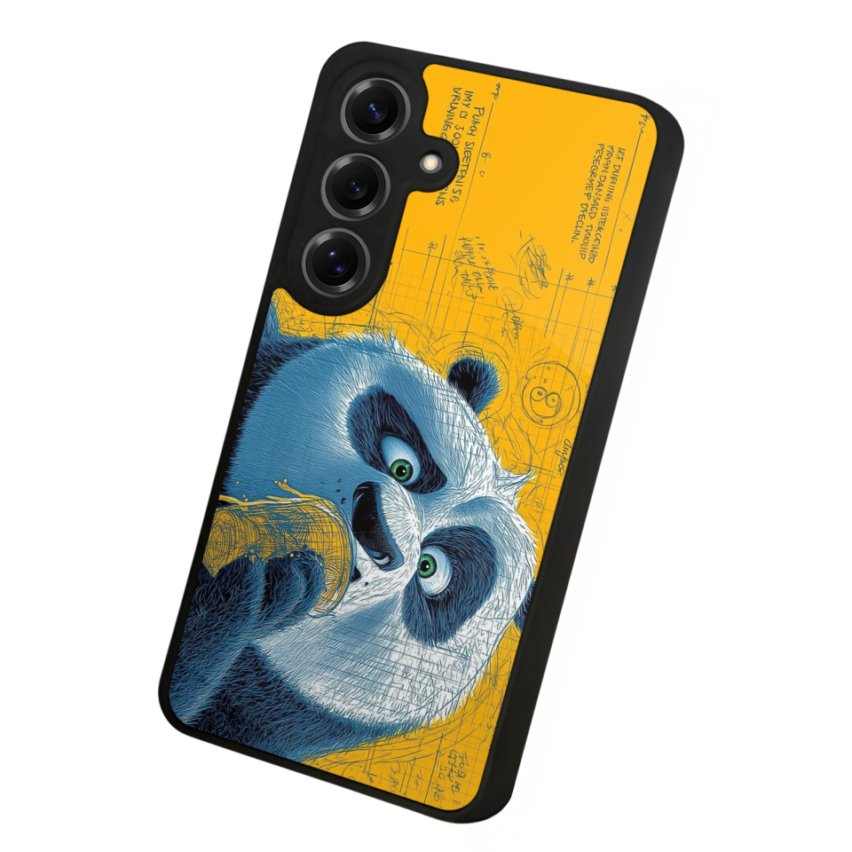 Samsung Galaxy S25 Uyumlu Kung Fu Panda Tasarımlı Glossy Premium Kılıf