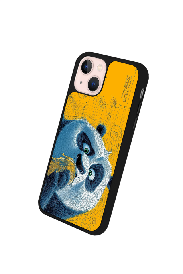 iPhone 13/14 Uyumlu Kung Fu Panda Tasarımlı Glossy Premium Kılıf