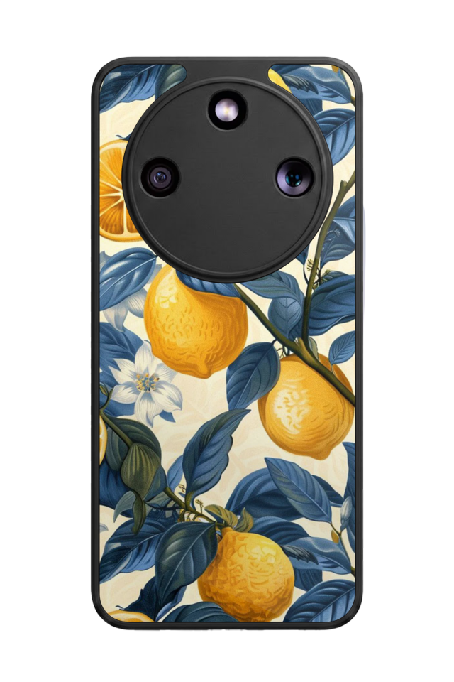 Honor Magic 8 Lite Uyumlu Limon Tasarımlı Glossy Premium Kılıf