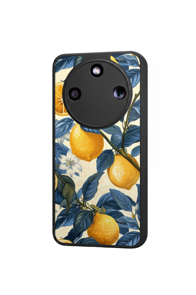 Honor Magic 8 Lite Uyumlu Limon Tasarımlı Glossy Premium Kılıf