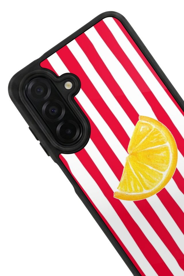 Samsung Galaxy A36 Uyumlu Limon Tasarımlı Glossy Premium Kılıf