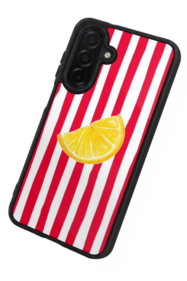 Samsung Galaxy A36 Uyumlu Limon Tasarımlı Glossy Premium Kılıf